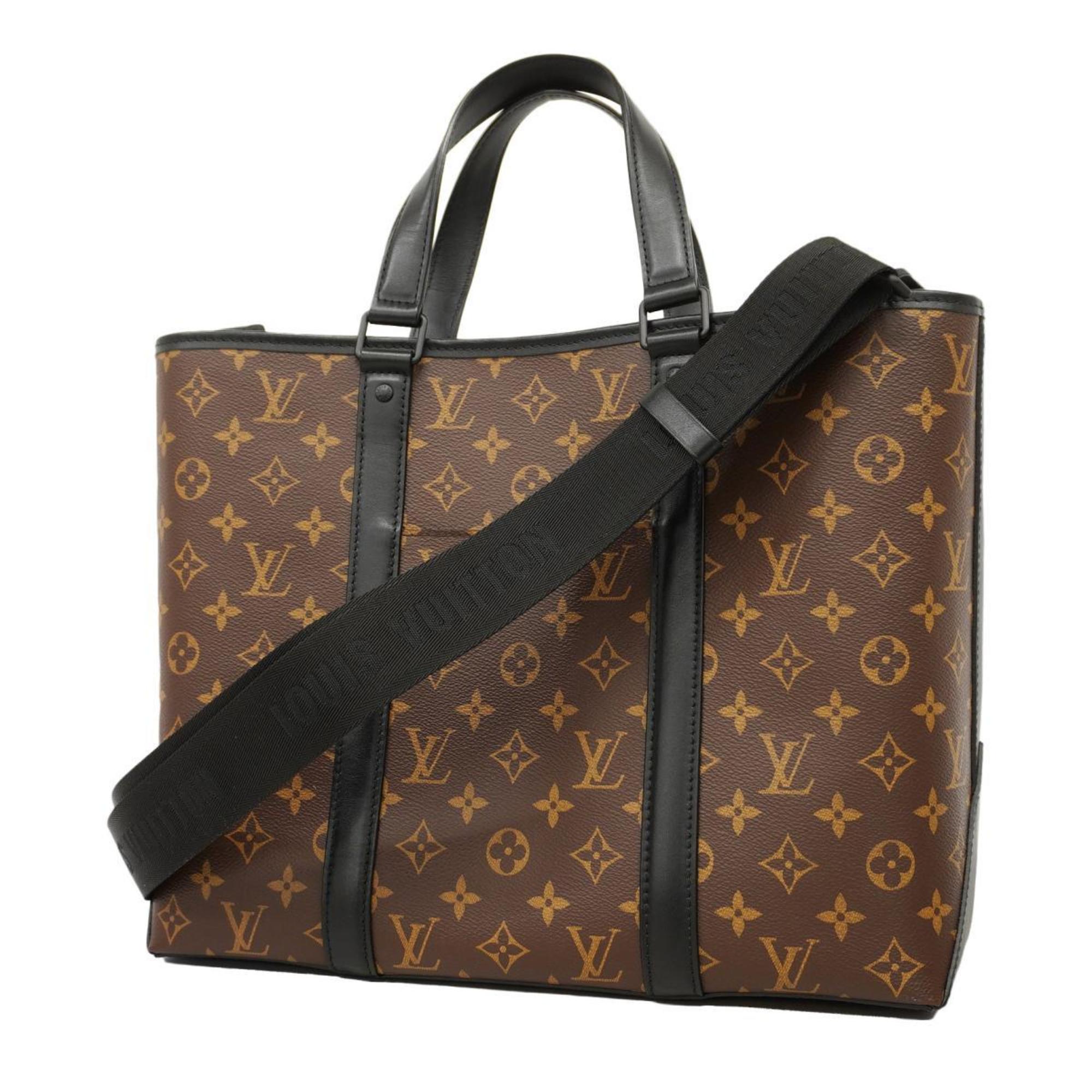 Louis Vuitton Tote Bag Monogram Weekend GM M45733 Brown Women's