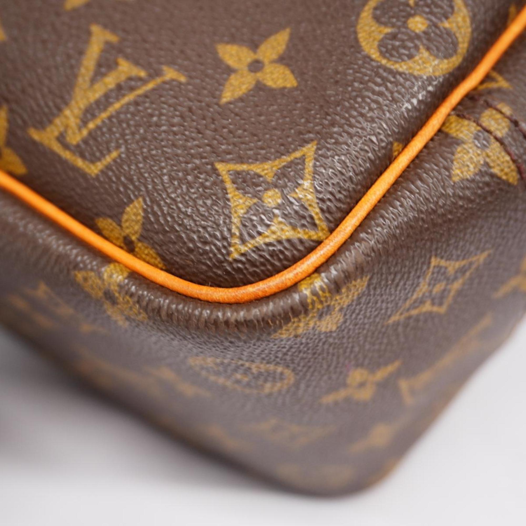 Louis Vuitton Handbag Monogram Deauville M47270 Brown Ladies