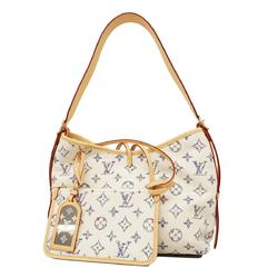 Louis Vuitton Shoulder Bag Monogram Jacquard Carryall NM PM M24707 Beige Women's