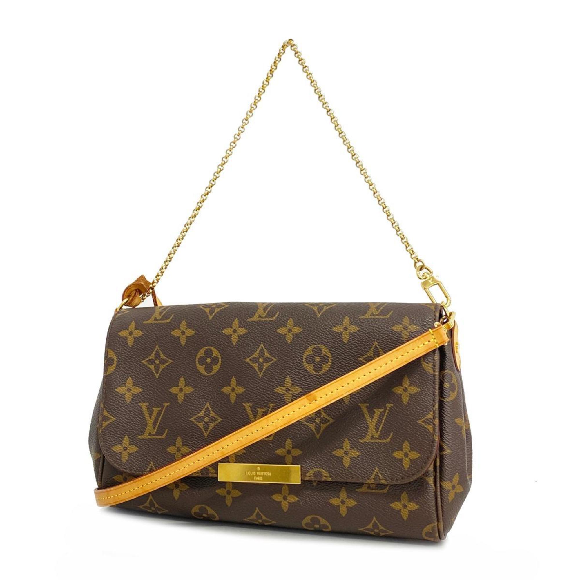 Louis Vuitton Shoulder Bag Monogram Favorite MM M40718 Brown Ladies