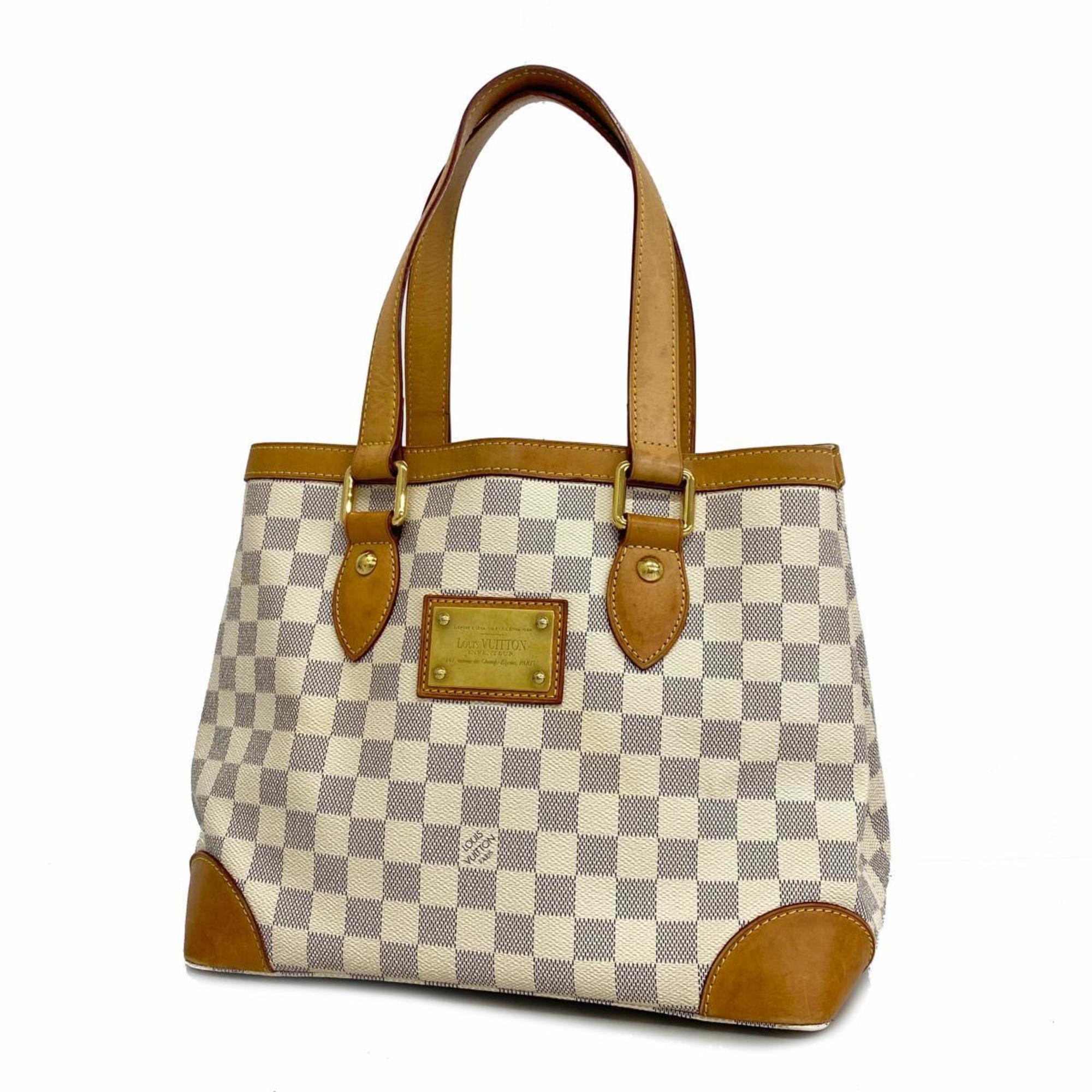 Louis Vuitton Tote Bag Damier Azur Hampstead PM N51207 White Women's