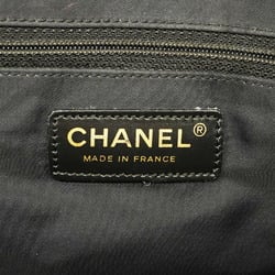 Chanel Tote Bag New Travel Nylon Black Champagne Women's