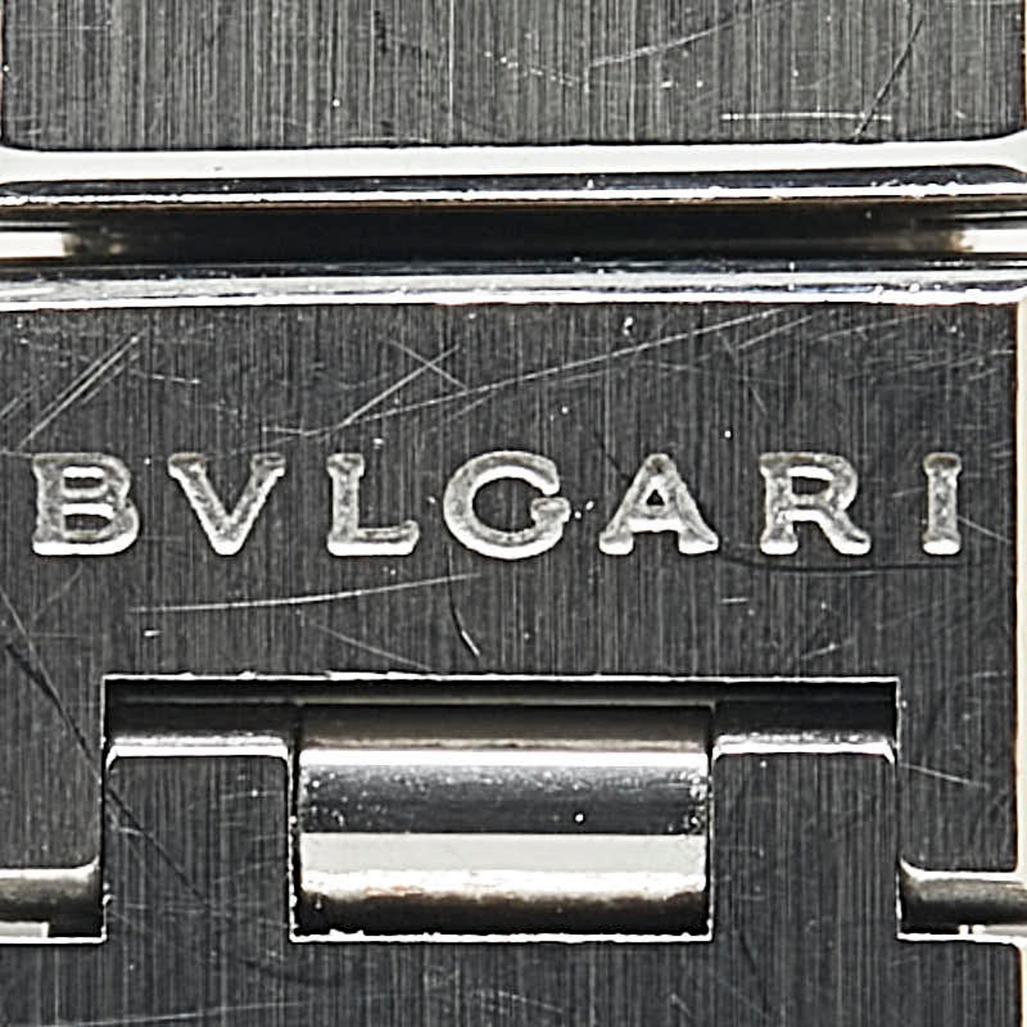 BVLGARI Watch BB23SS Quartz Black Dial Stainless Steel Women's