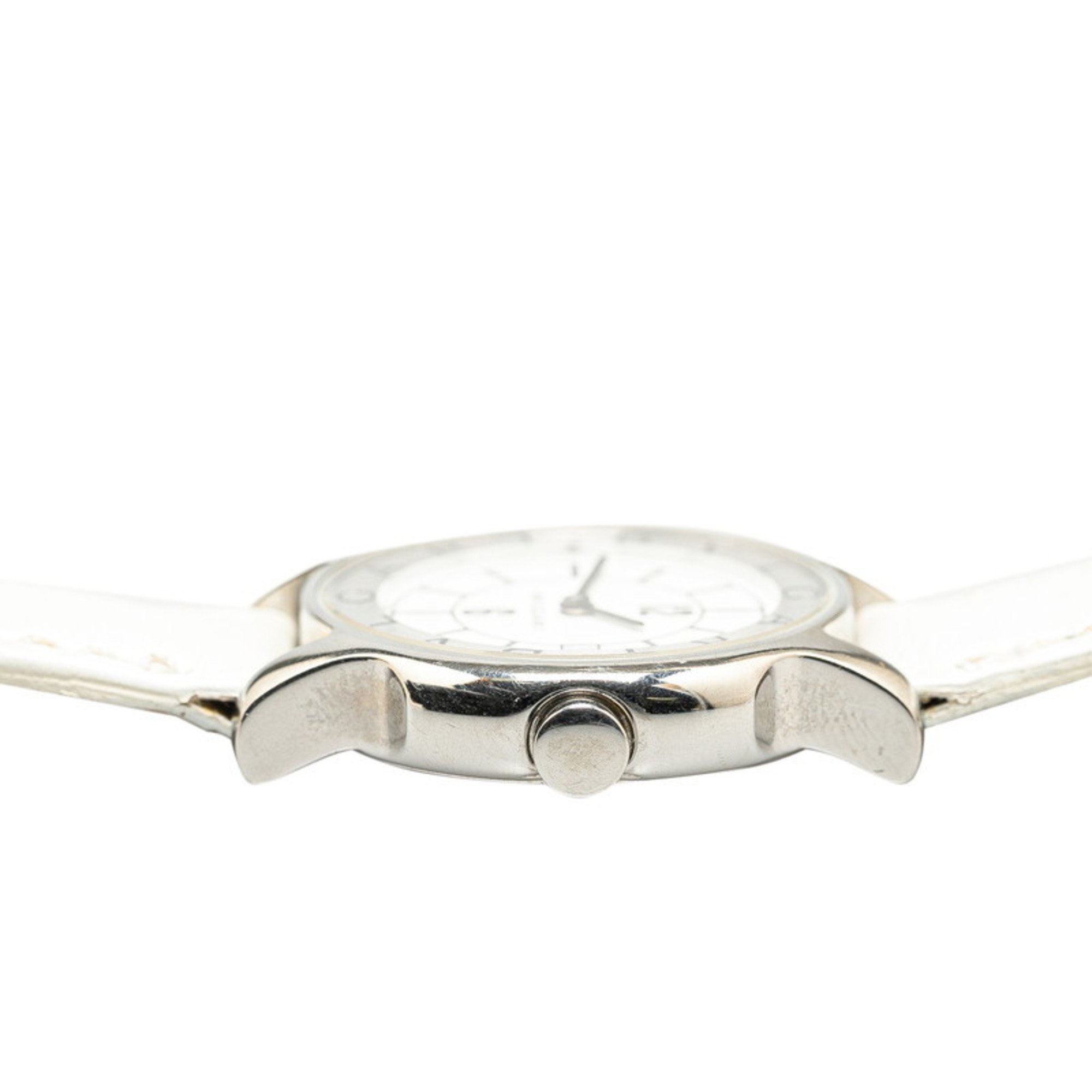 BVLGARI Solotempo Watch ST29S Quartz White Dial Stainless Steel Women's