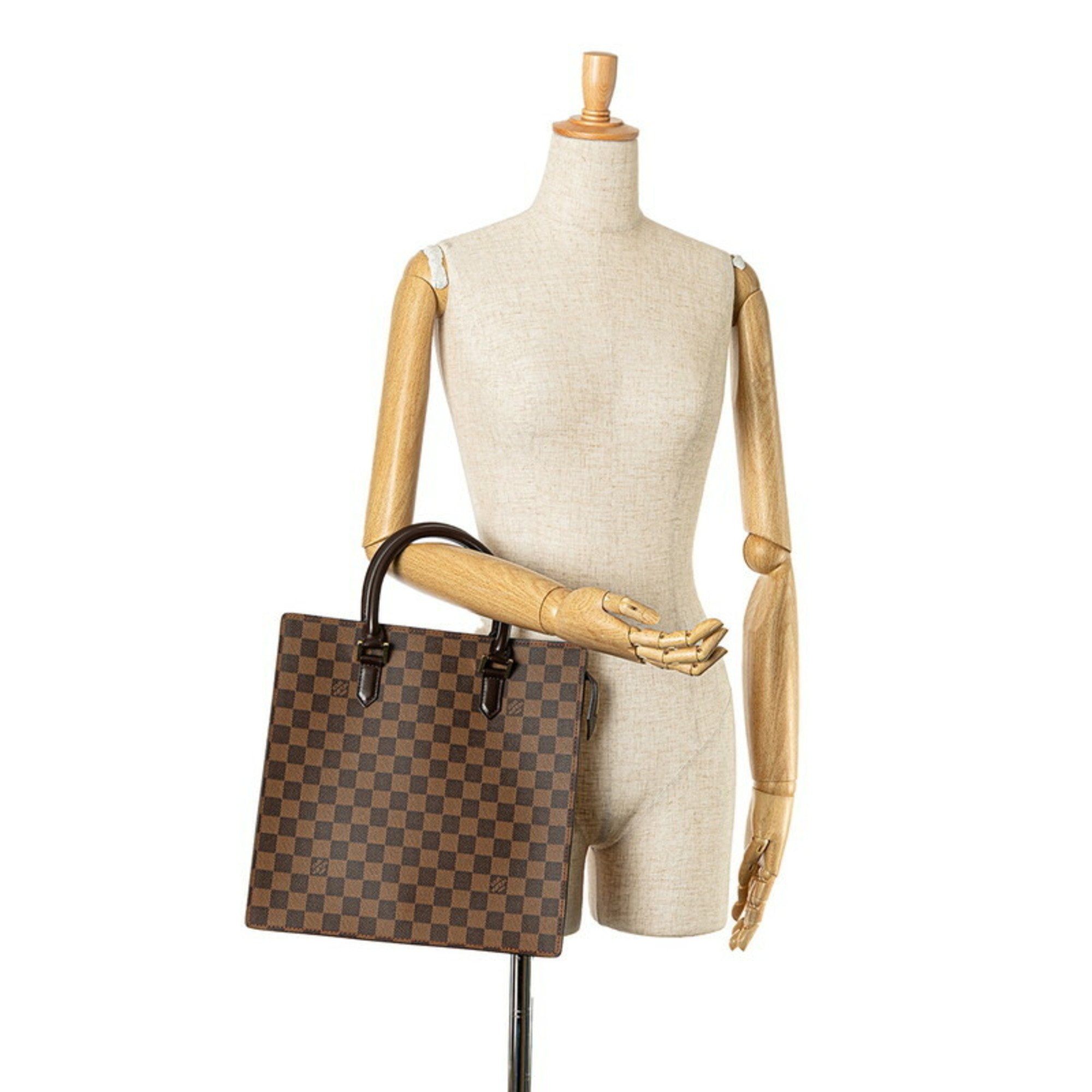 Louis Vuitton Damier Venice PM Tote Bag Handbag N51145 Brown PVC Leather Women's LOUIS VUITTON