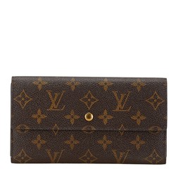 Louis Vuitton Monogram Porte Tresor International Long Wallet M61215 Brown PVC Leather Women's LOUIS VUITTON