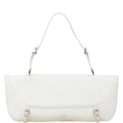 Salvatore Ferragamo Handbag One Shoulder Bag AQ-213352 White Leather Women's