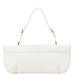 Salvatore Ferragamo Handbag One Shoulder Bag AQ-213352 White Leather Women's