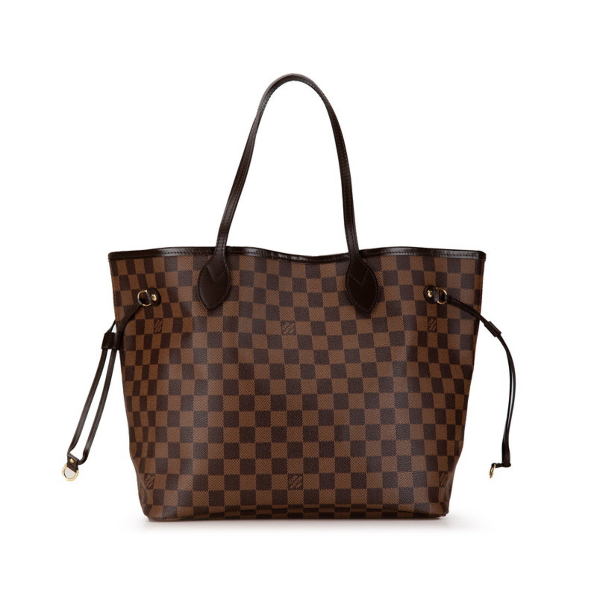 Louis Vuitton Damier Neverfull MM Tote Bag Shoulder N41358 Ebene Brown PVC Leather Women's LOUIS VUITTON