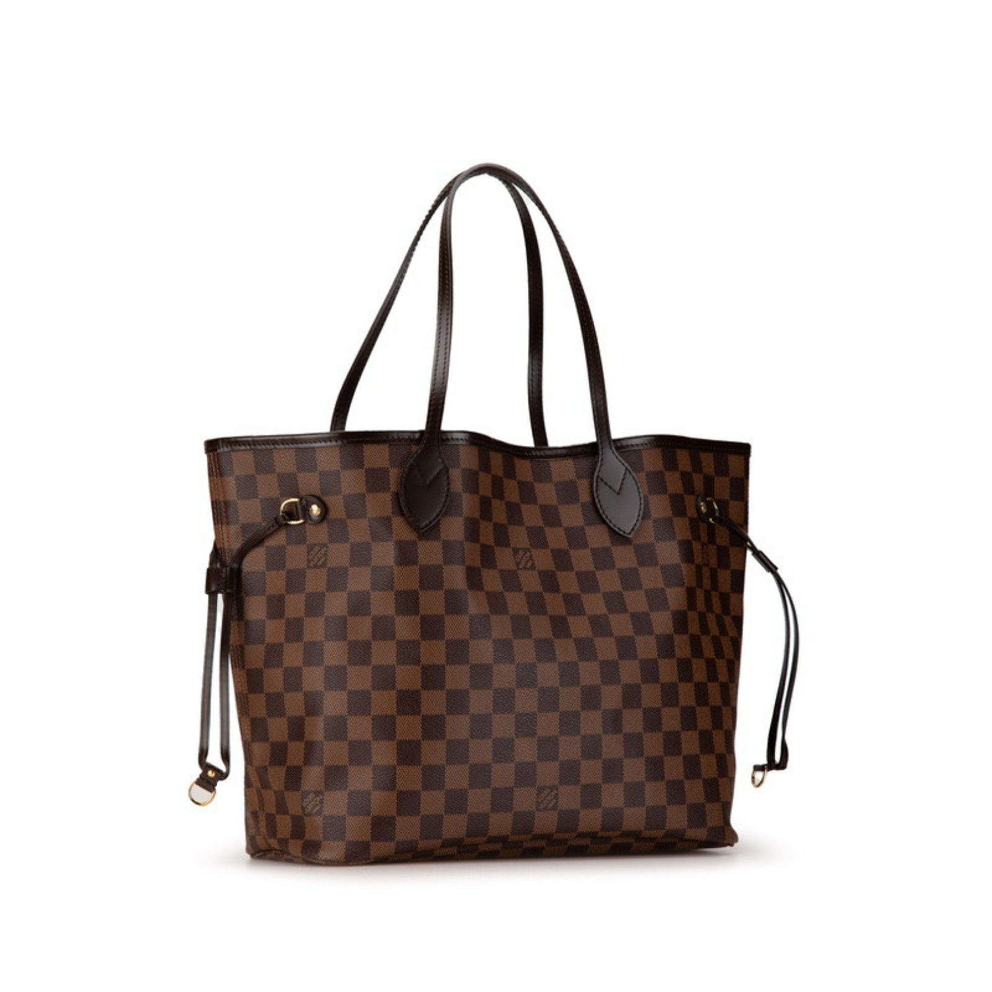 Louis Vuitton Damier Neverfull MM Tote Bag Shoulder N41358 Ebene Brown PVC Leather Women's LOUIS VUITTON