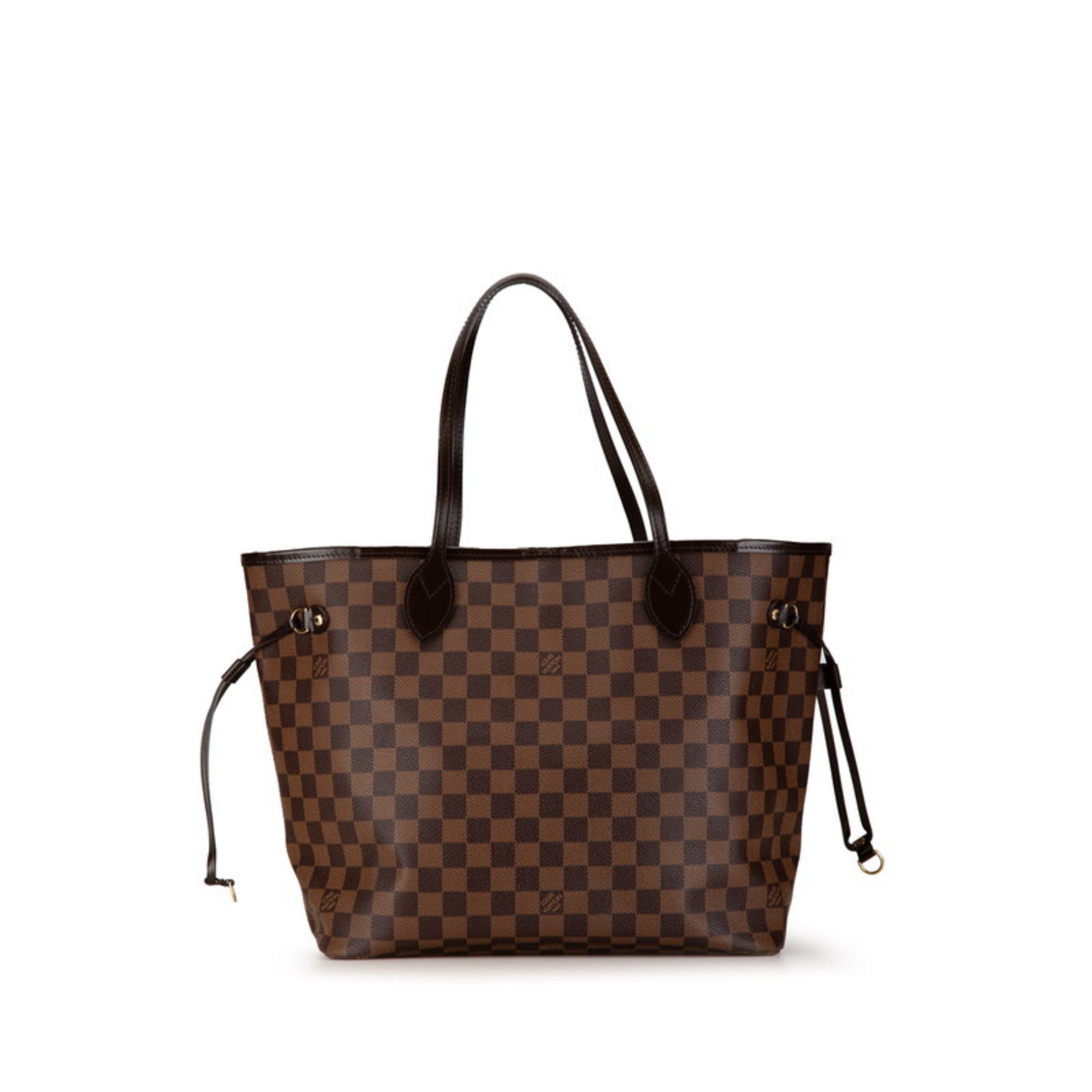 Louis Vuitton Damier Neverfull MM Tote Bag Shoulder N41358 Ebene Brown PVC Leather Women's LOUIS VUITTON