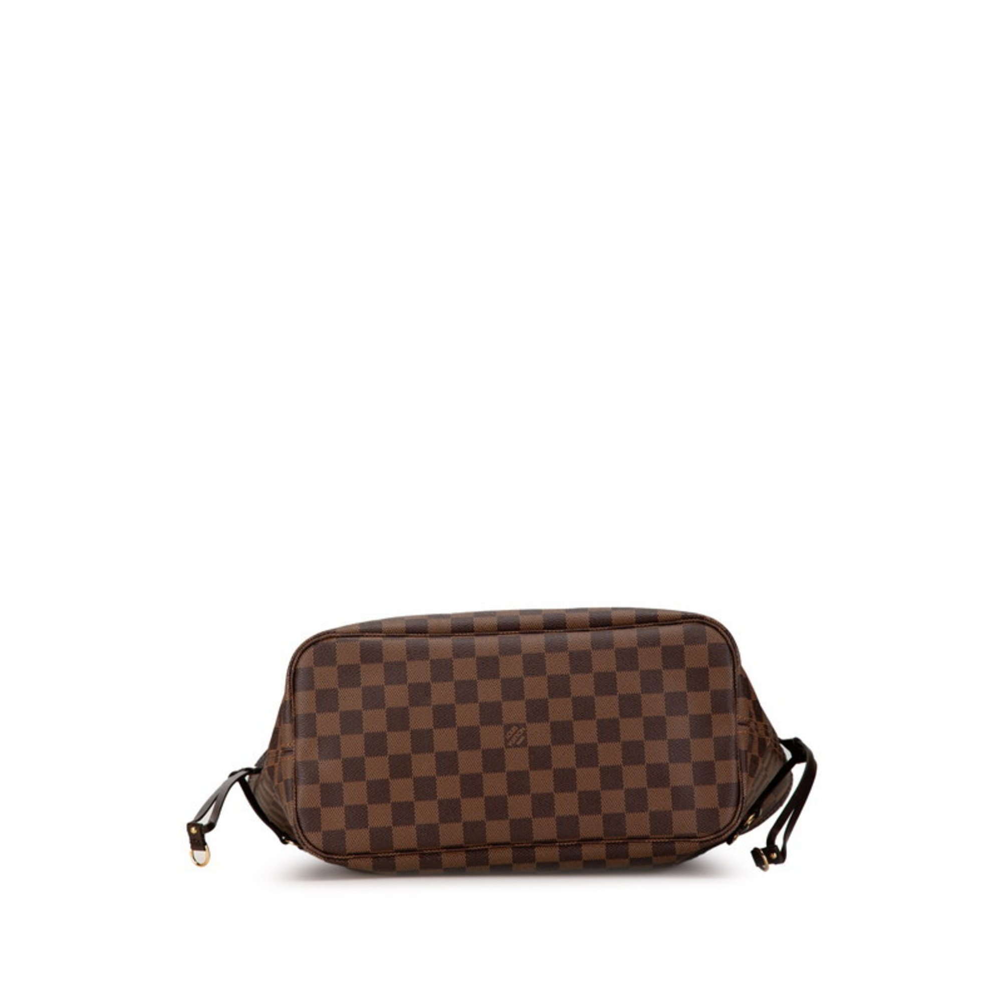 Louis Vuitton Damier Neverfull MM Tote Bag Shoulder N41358 Ebene Brown PVC Leather Women's LOUIS VUITTON