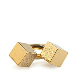 Louis Vuitton Gamble Scarf Ring Gold Plated Women's LOUIS VUITTON