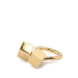 Louis Vuitton Gamble Scarf Ring Gold Plated Women's LOUIS VUITTON