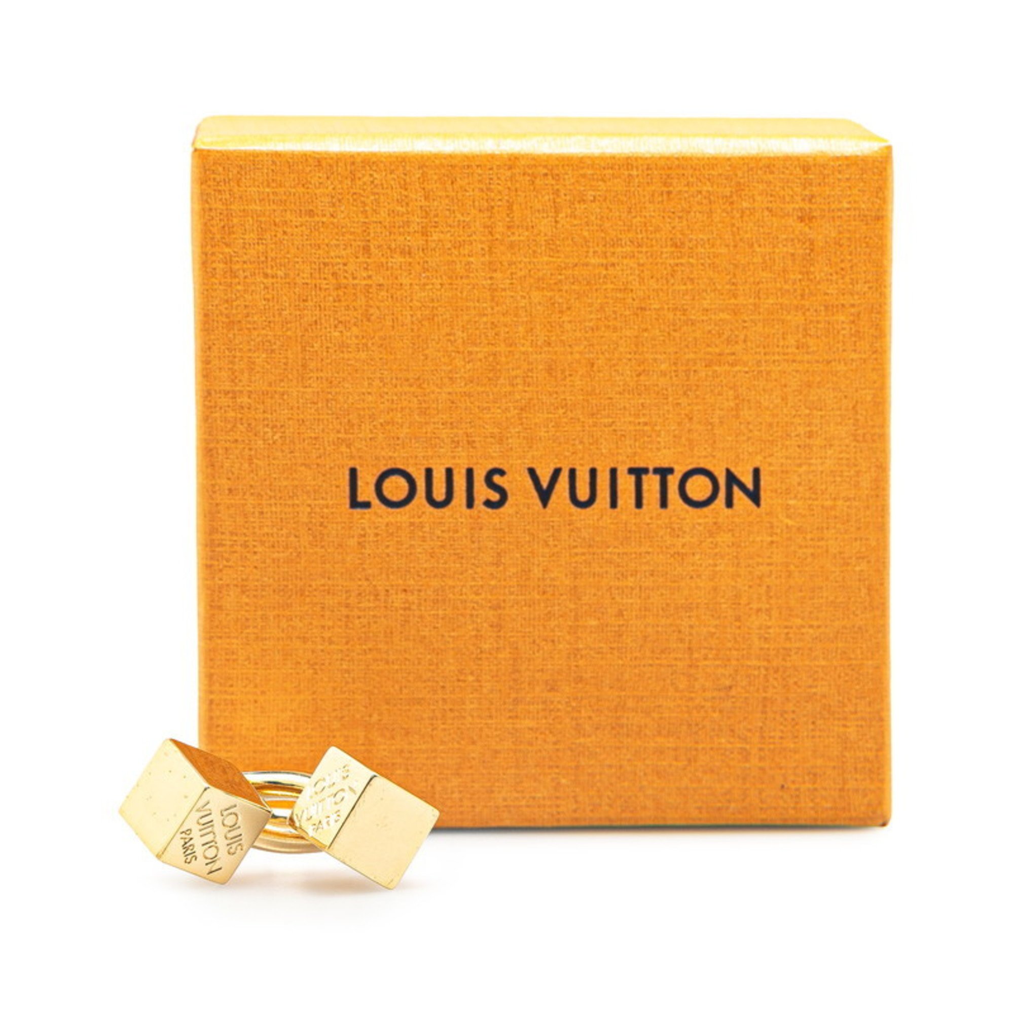 Louis Vuitton Gamble Scarf Ring Gold Plated Women's LOUIS VUITTON