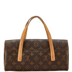 Louis Vuitton Monogram Sonatine Handbag M51902 Brown PVC Leather Women's LOUIS VUITTON