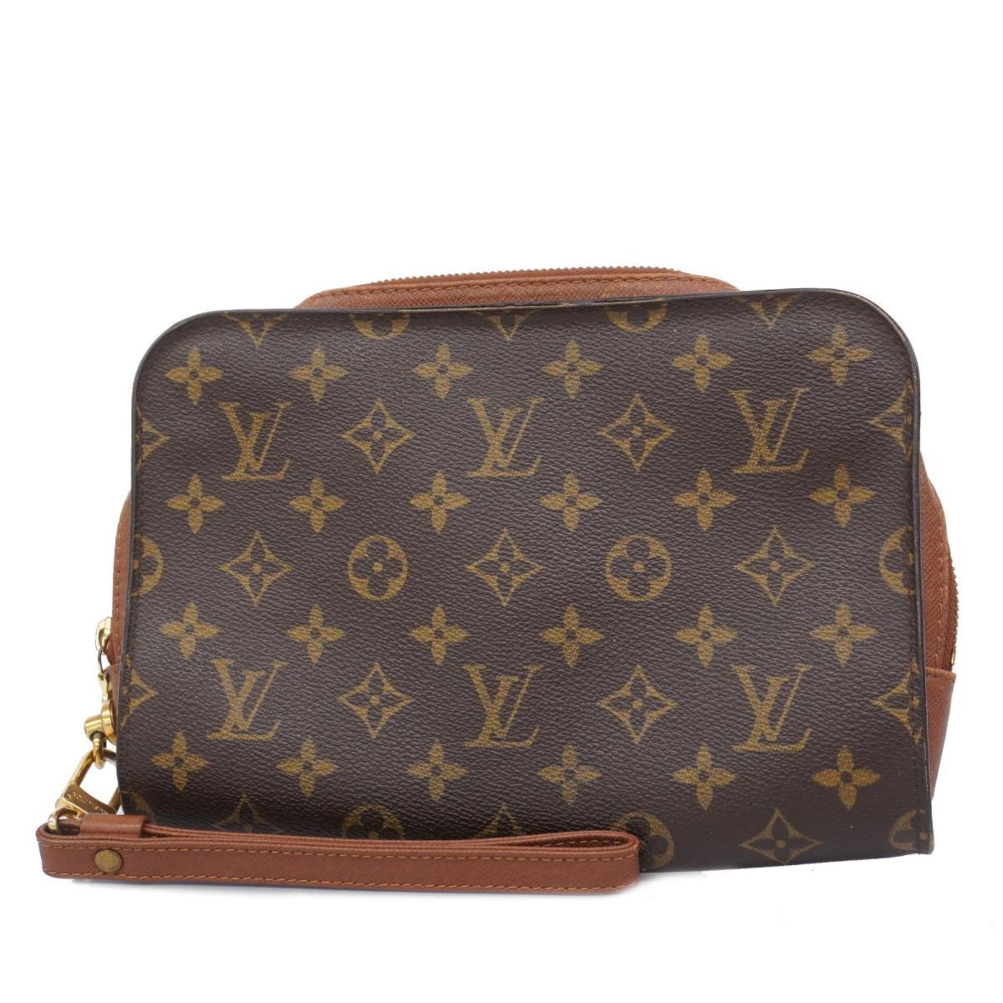 Louis Vuitton Clutch Bag Monogram Orsay M51790 Brown Men's