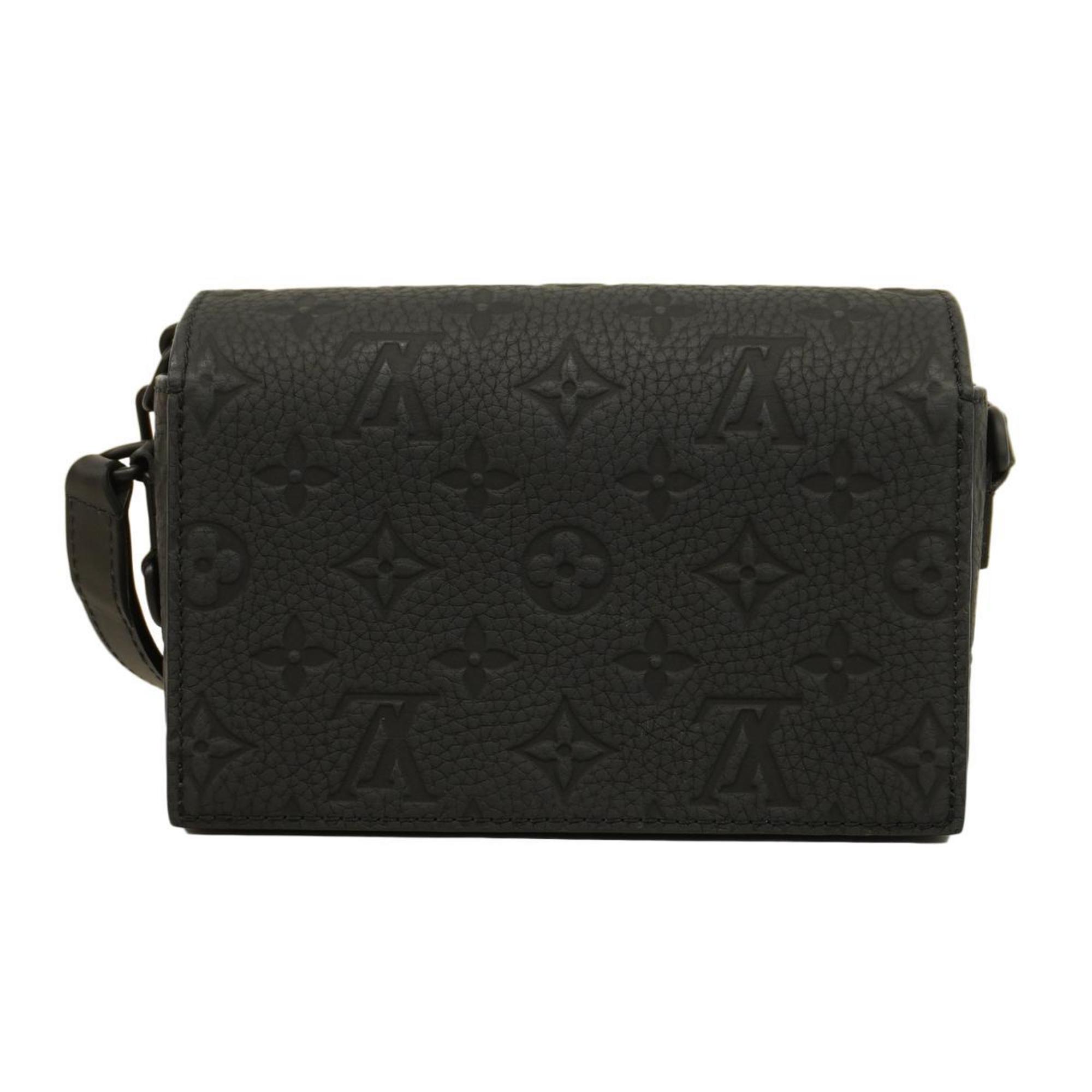 Louis Vuitton Shoulder Bag Monogram Taurillon Steamer Wearable Wallet M81746 Noir Ladies