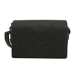 Louis Vuitton Shoulder Bag Monogram Taurillon Steamer Wearable Wallet M81746 Noir Ladies