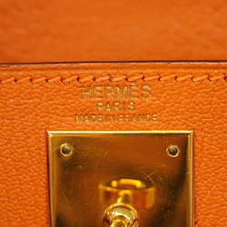 Hermes handbag Kelly 28 H stamp Chevre Potiron ladies