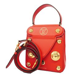 Louis Vuitton Handbag S Lock Bag XL M82215 Rouge Ladies