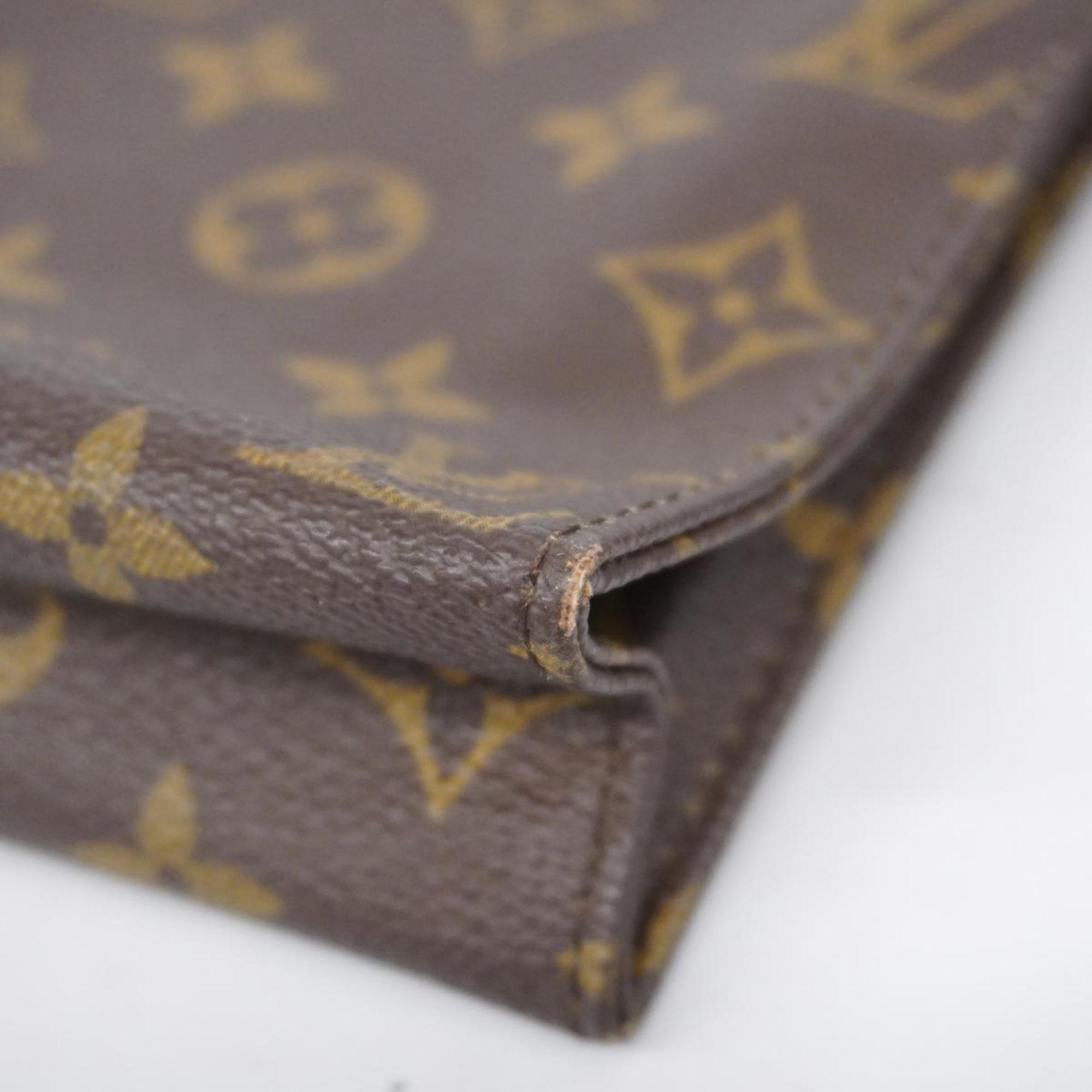 Louis Vuitton Pouch Monogram Poche Toilette 19 M47544 Brown Women's