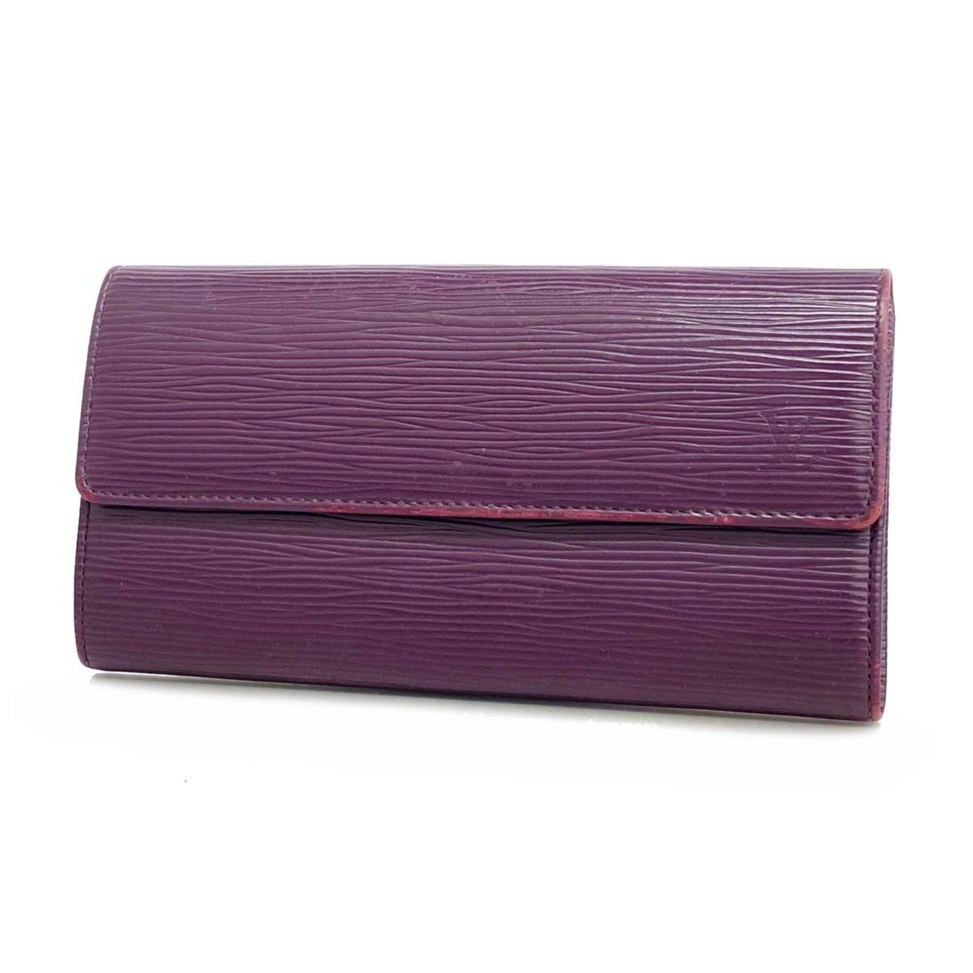 Louis Vuitton Long Wallet Epi Portefeuille Sarah M6374L Grunard Ladies