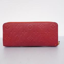 Louis Vuitton Long Wallet Monogram Empreinte Portefeuille Clemence M60169 Cerise Men's Women's