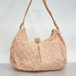 Louis Vuitton Shoulder Bag Monogram Denim Slightly M95833 Rose Color Ladies