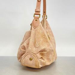 Louis Vuitton Shoulder Bag Monogram Denim Slightly M95833 Rose Color Ladies