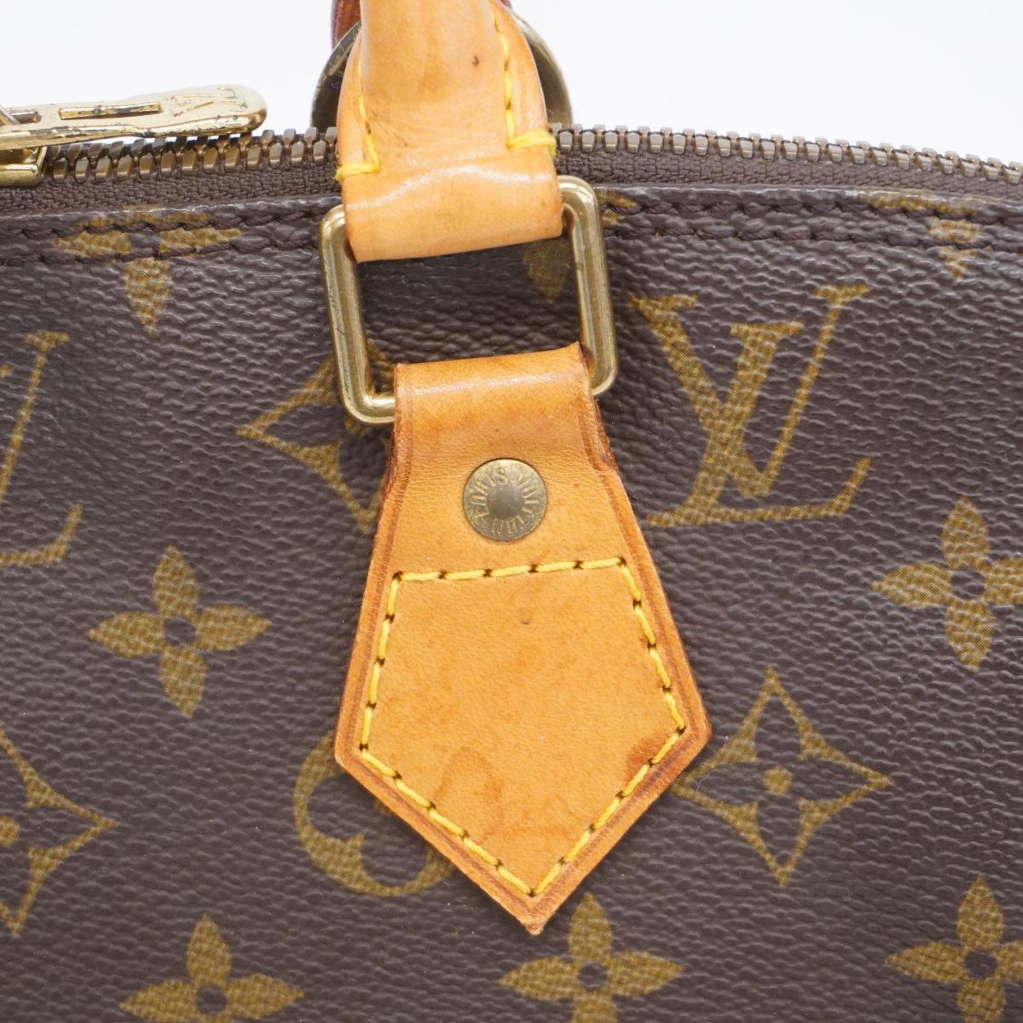 Louis Vuitton handbag Monogram Alma M51130 Brown ladies