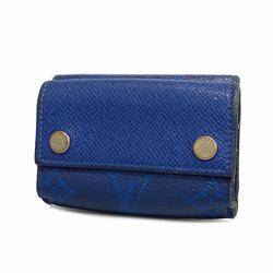 Louis Vuitton Tri-fold Wallet Taigarama Discovery Compact M67620 Cobalt Men's