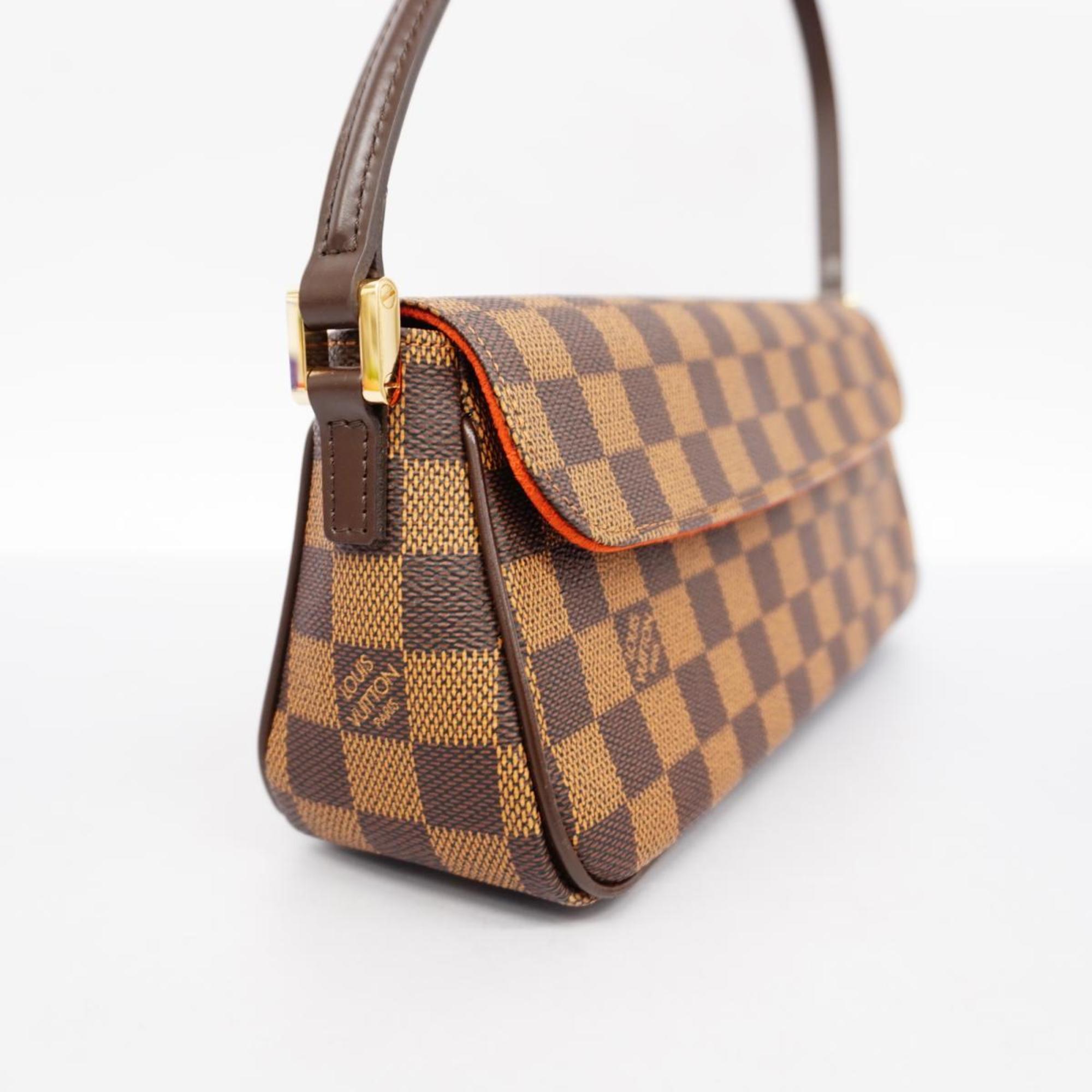 Louis Vuitton Shoulder Bag Damier Recoleta N51299 Ebene Ladies