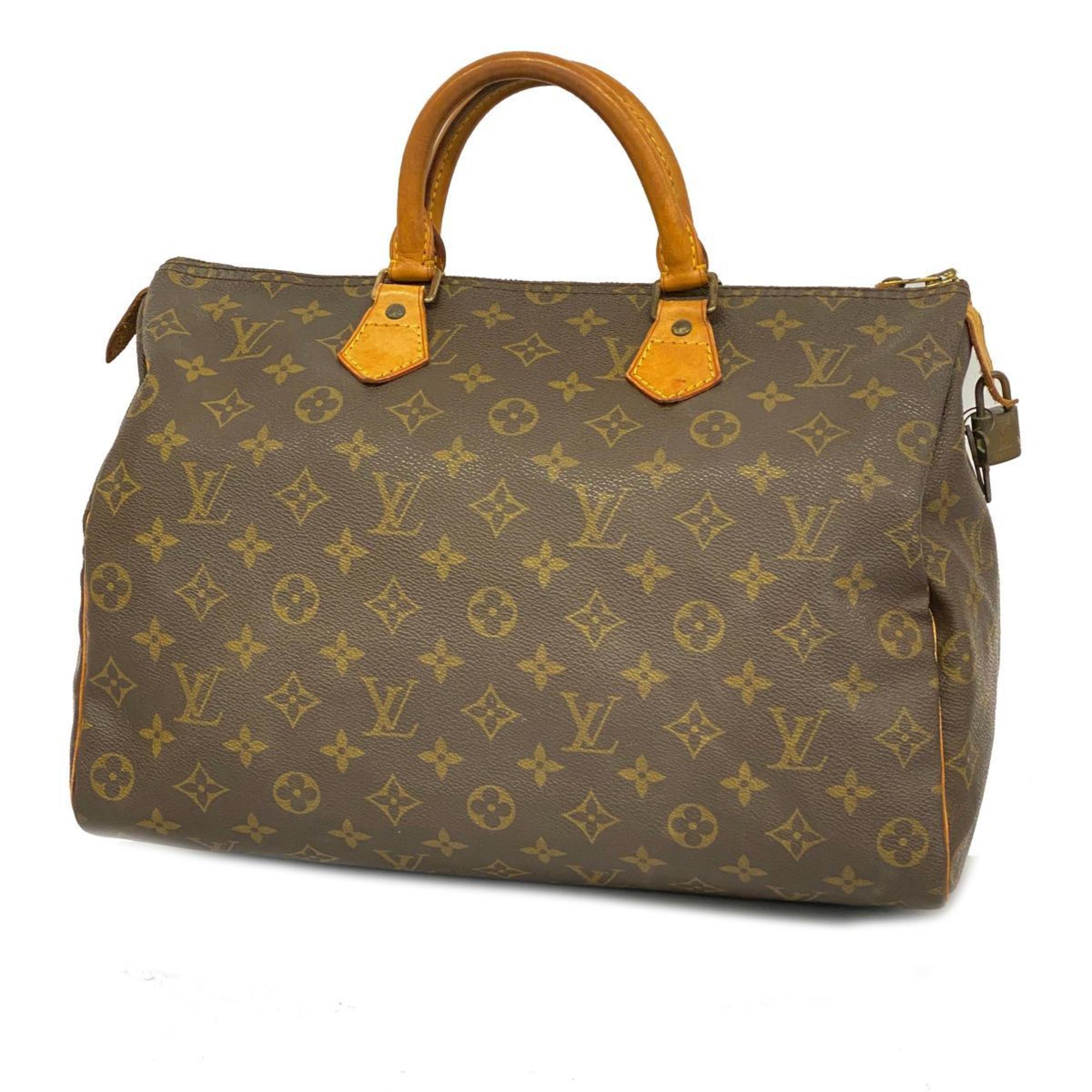 Louis Vuitton Handbag Monogram Speedy 35 M41107 Brown Ladies