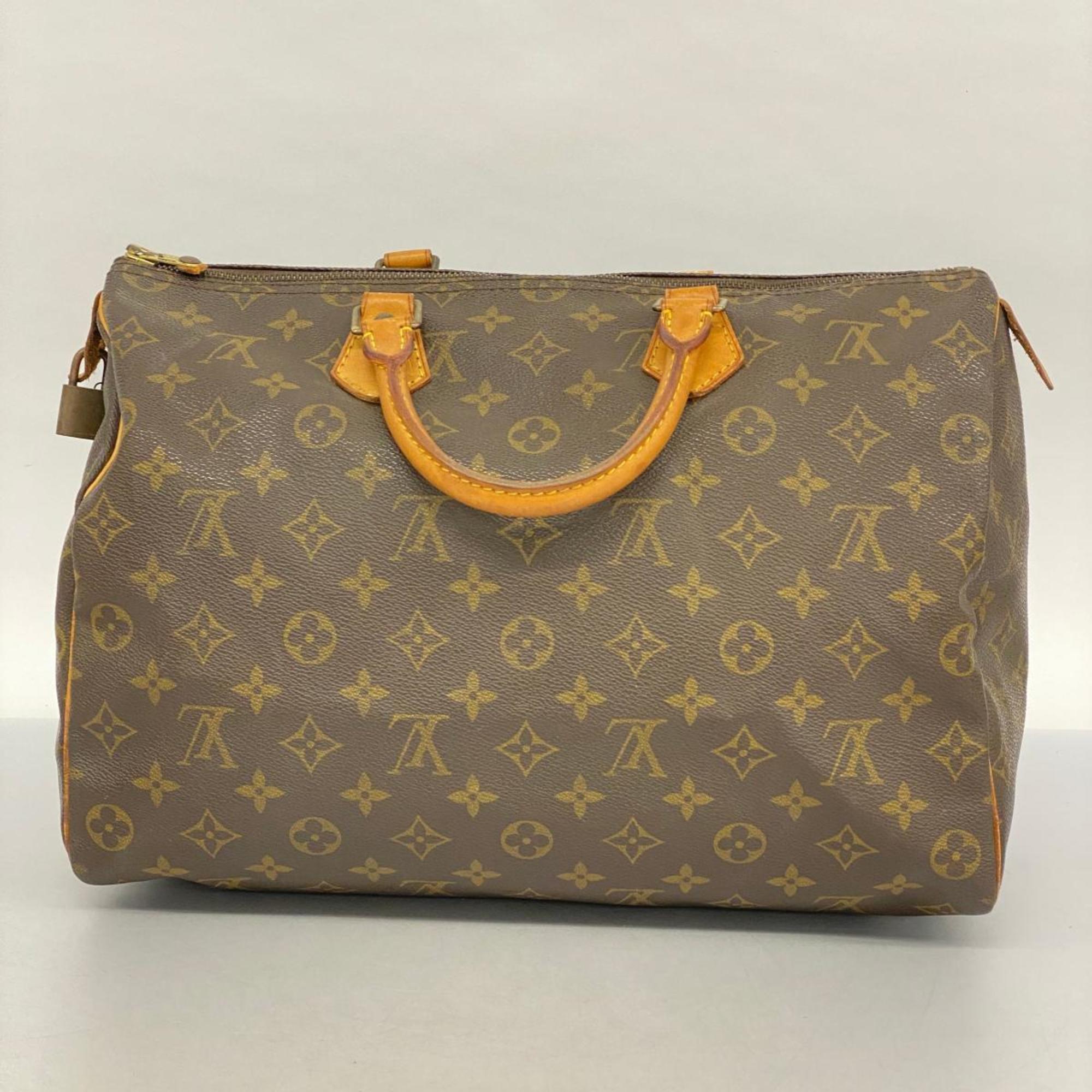 Louis Vuitton Handbag Monogram Speedy 35 M41107 Brown Ladies