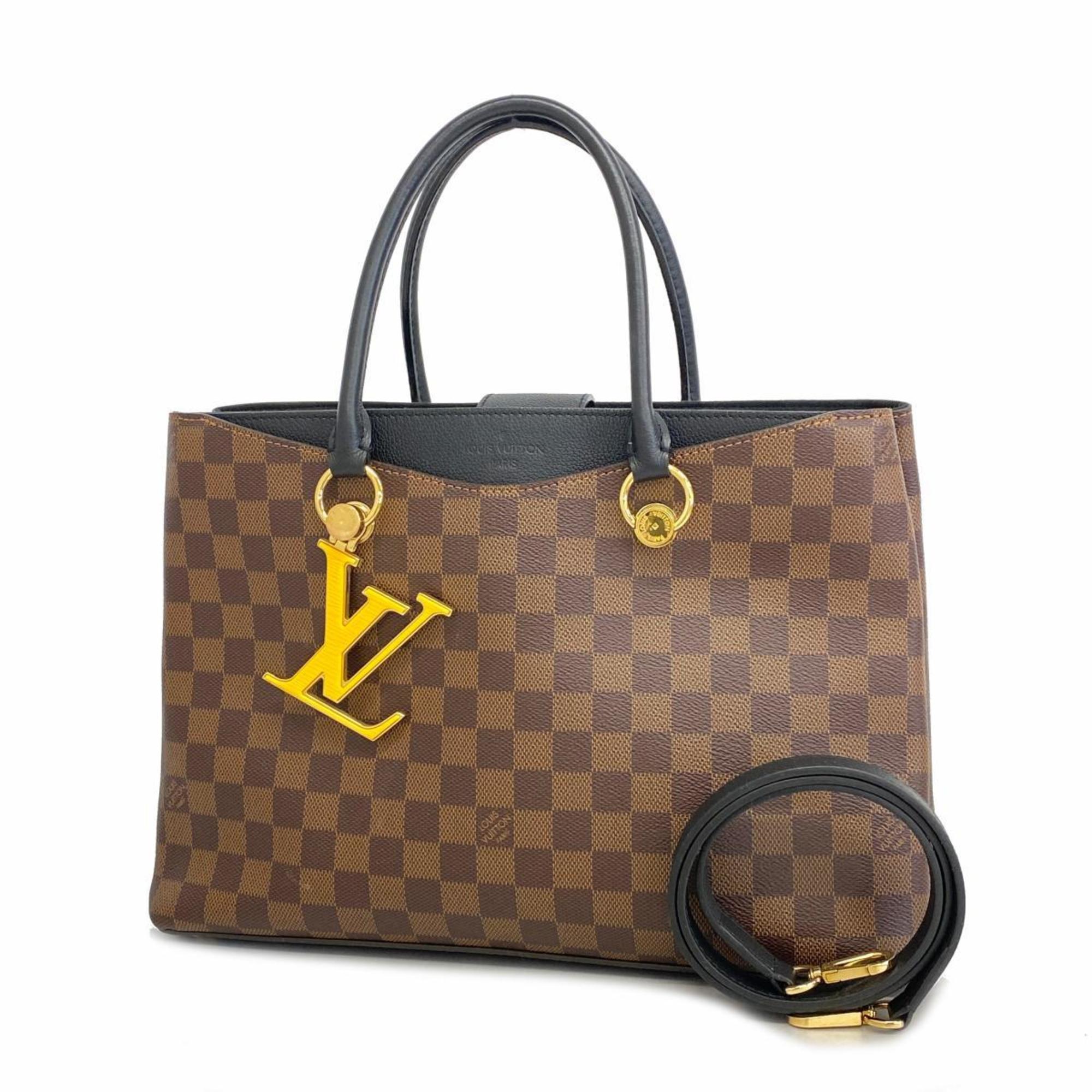 Louis Vuitton Handbag Damier LV Riverside N40050 Ebene Noir Ladies