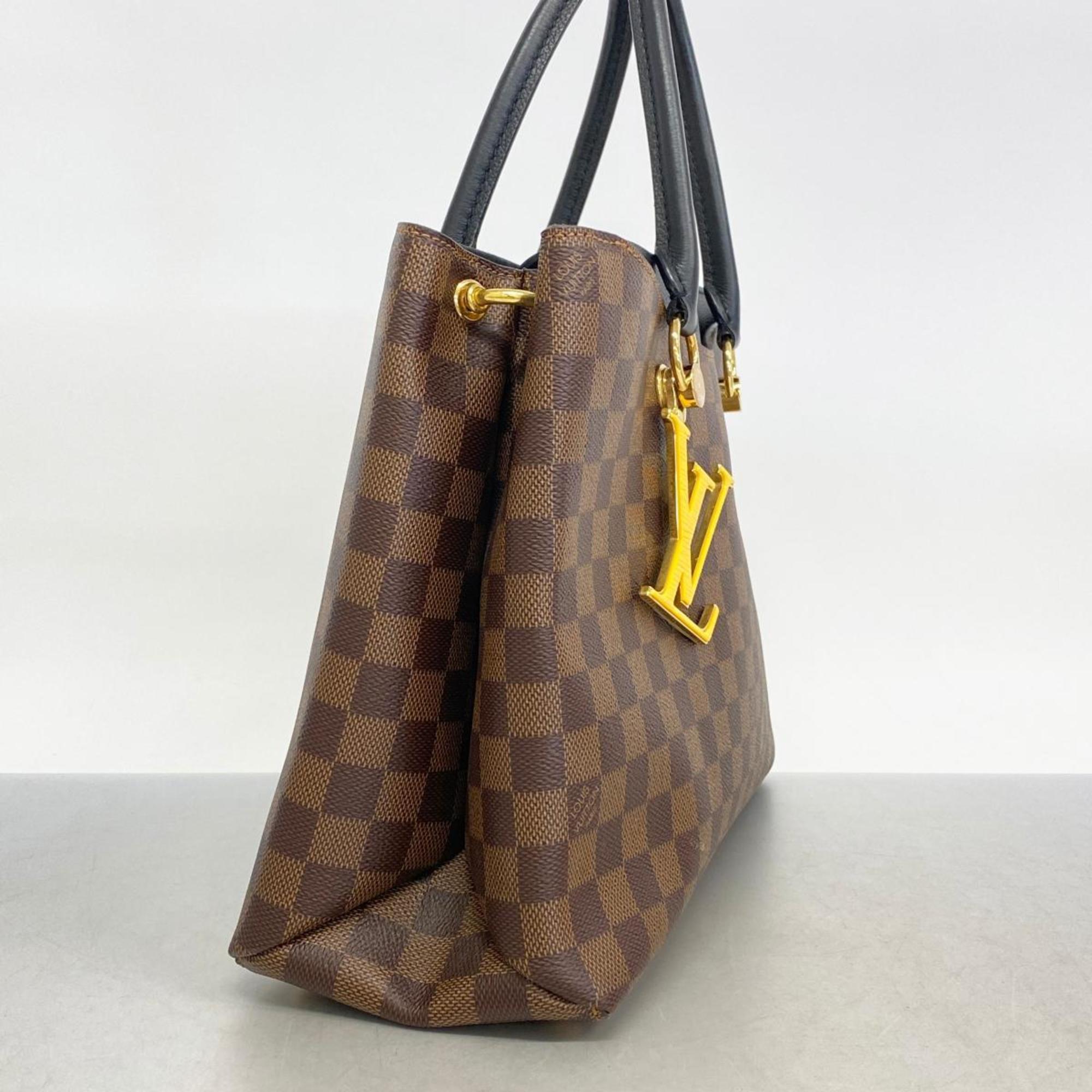 Louis Vuitton Handbag Damier LV Riverside N40050 Ebene Noir Ladies