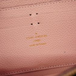 Louis Vuitton Long Wallet Monogram Empreinte Portefeuille Clemence M61265 Rose Ballerine Ladies