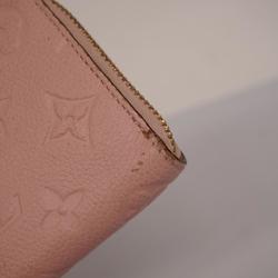 Louis Vuitton Long Wallet Monogram Empreinte Portefeuille Clemence M61265 Rose Ballerine Ladies