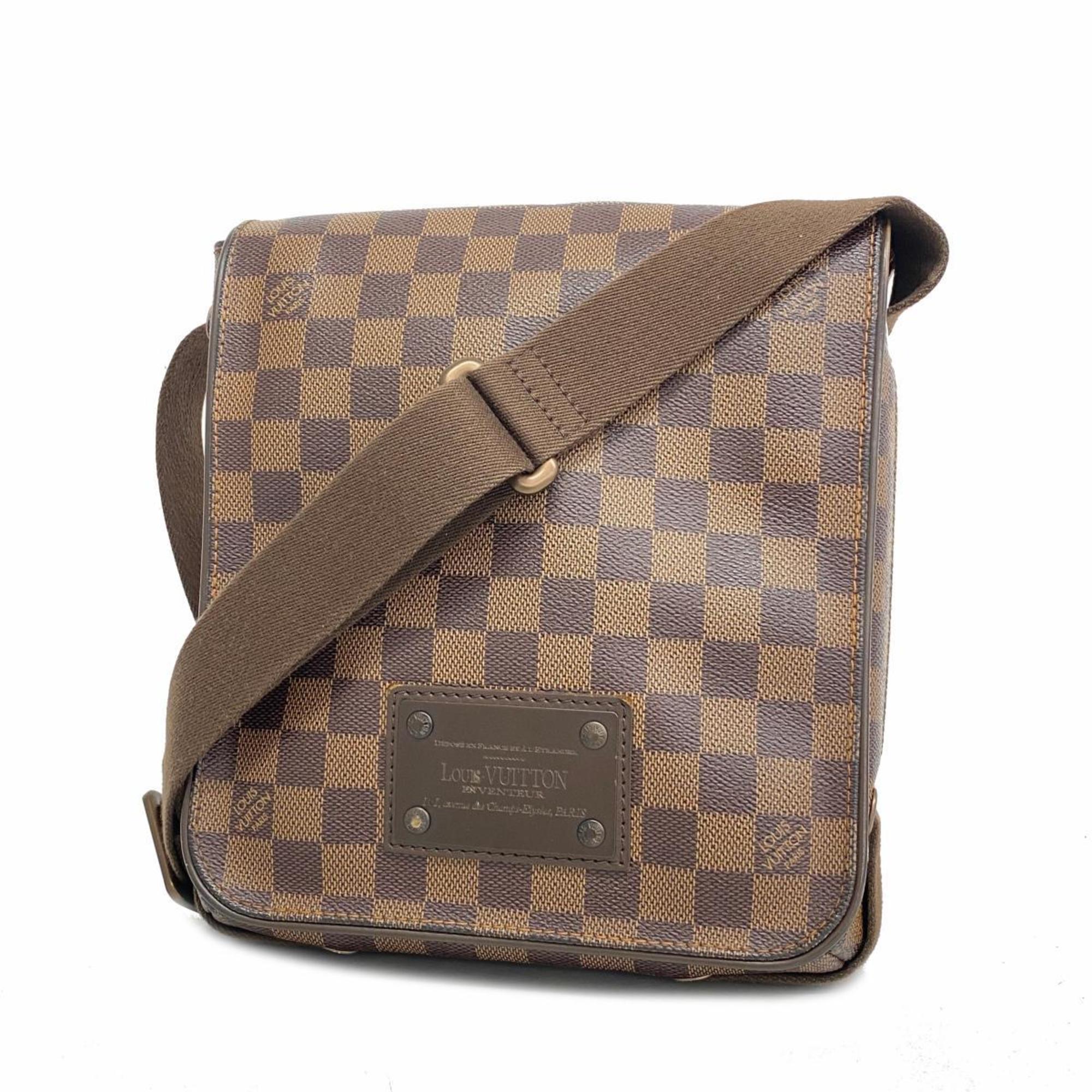 Louis Vuitton Shoulder Bag Damier Brooklyn PM N51210 Ebene Women's