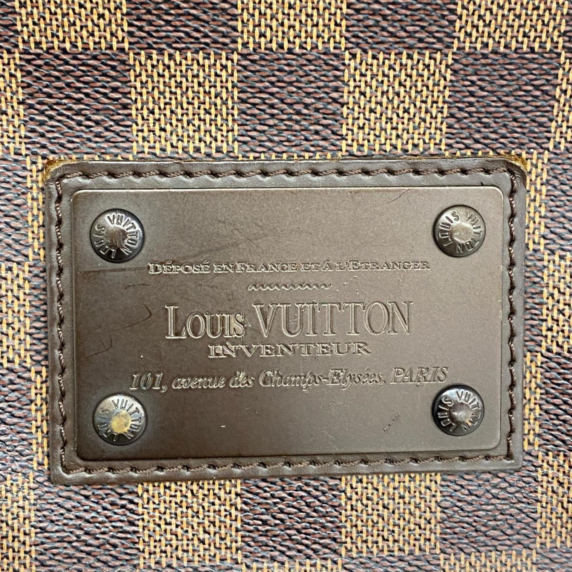 Louis Vuitton Shoulder Bag Damier Brooklyn PM N51210 Ebene Women's