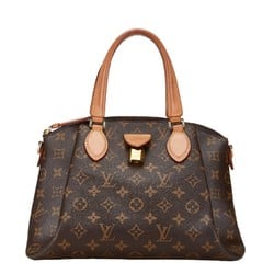 Louis Vuitton Monogram Rivoli PM Handbag Shoulder Bag M44543 Brown PVC Leather Women's LOUIS VUITTON