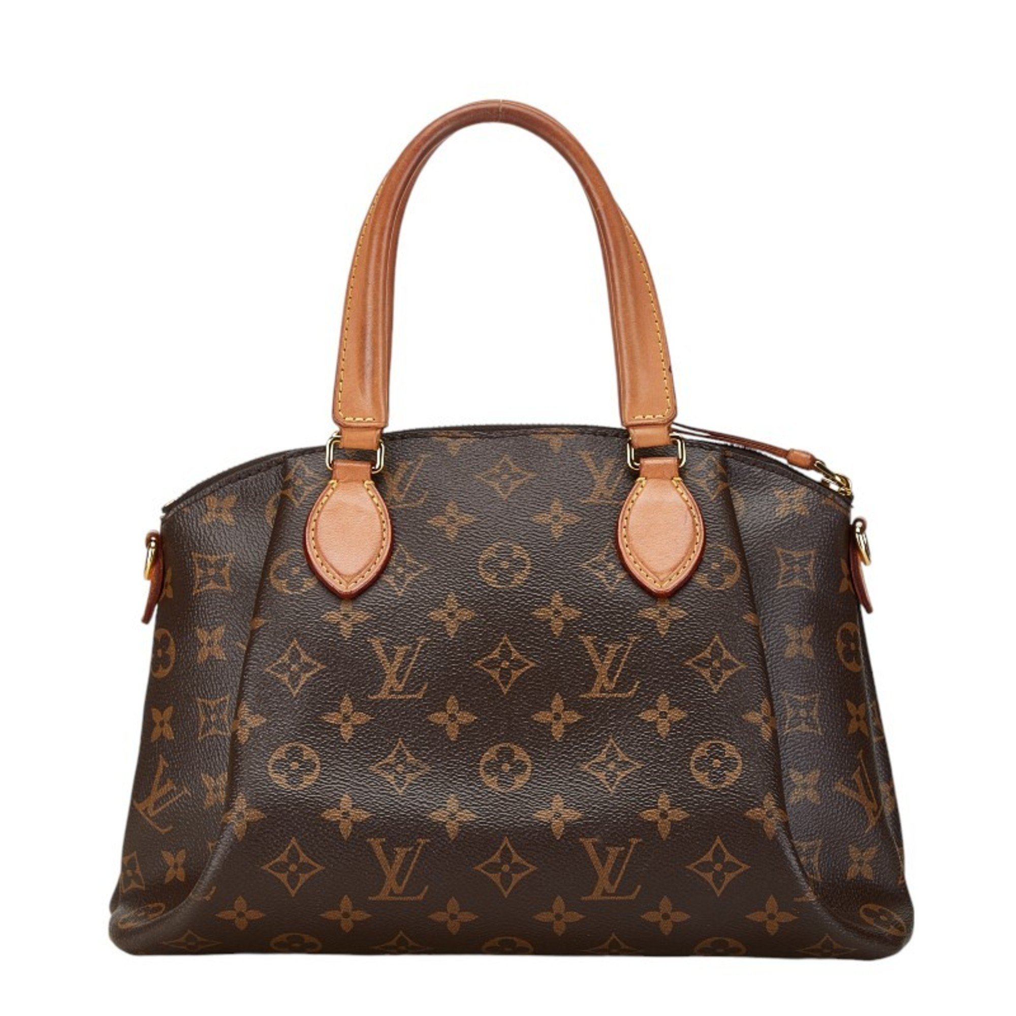 Louis Vuitton Monogram Rivoli PM Handbag Shoulder Bag M44543 Brown PVC Leather Women's LOUIS VUITTON