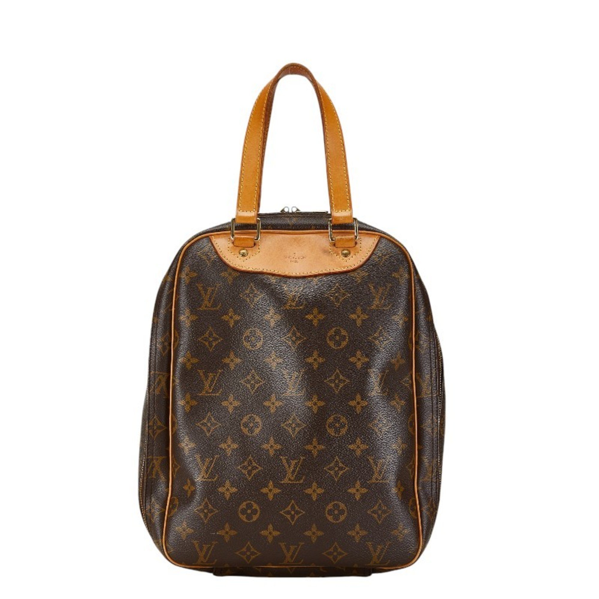 Louis Vuitton Monogram Excursion Handbag M41450 Brown PVC Leather Women's LOUIS VUITTON