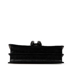 Gucci GG Velvet Dionysus Chain Shoulder Bag 400249 Black Leather Women's GUCCI