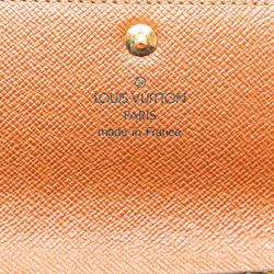 Louis Vuitton Monogram Pochette Porte Monnaie Credit Long Wallet M61725 Brown PVC Leather Women's LOUIS VUITTON