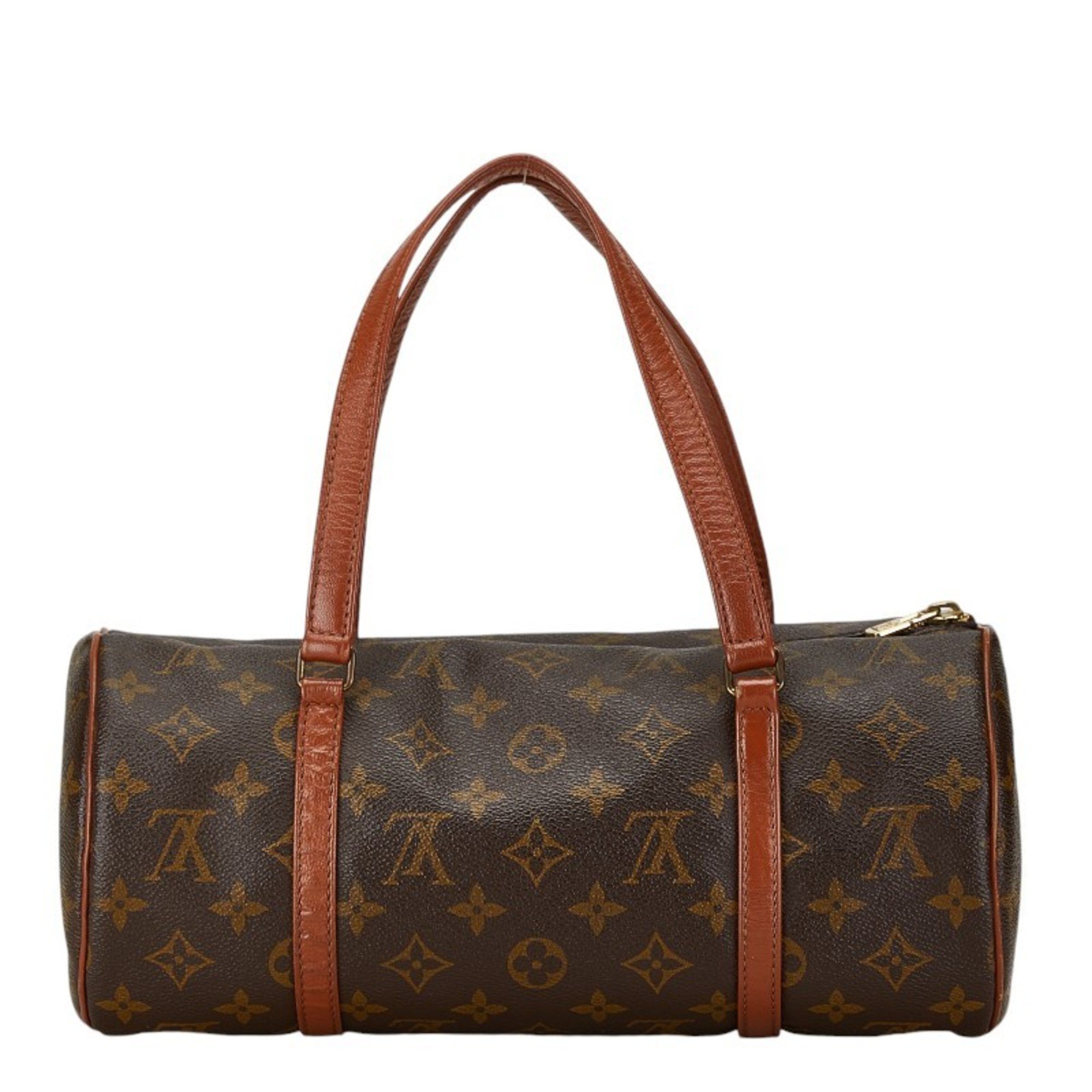 Louis Vuitton Monogram Papillon 30 Shoulder Bag M51365 Brown PVC Leather Women's LOUIS VUITTON