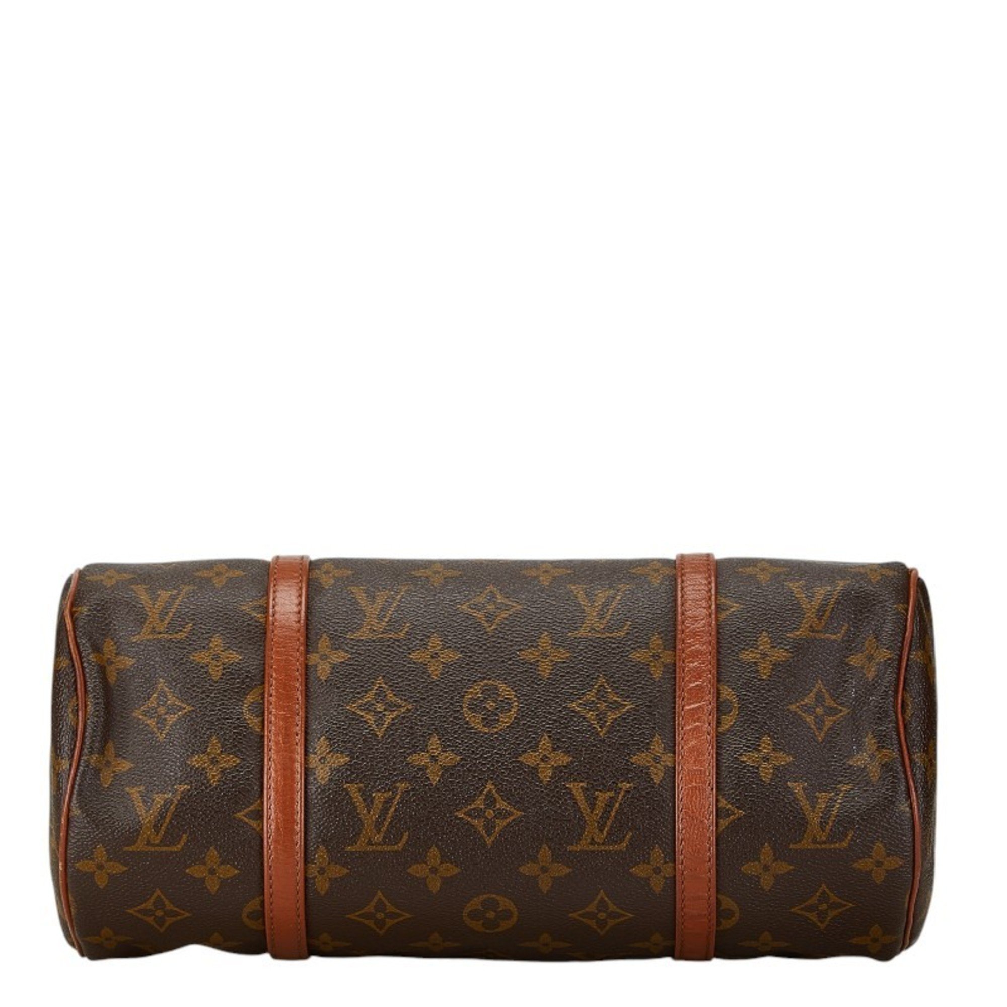 Louis Vuitton Monogram Papillon 30 Shoulder Bag M51365 Brown PVC Leather Women's LOUIS VUITTON