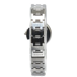 BVLGARI Watch BB23SS Quartz Black Dial Stainless Steel Women's