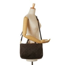 Louis Vuitton Monogram Run Speedy 30 Handbag Boston Bag M95224 Ebene Brown Canvas Leather Women's LOUIS VUITTON